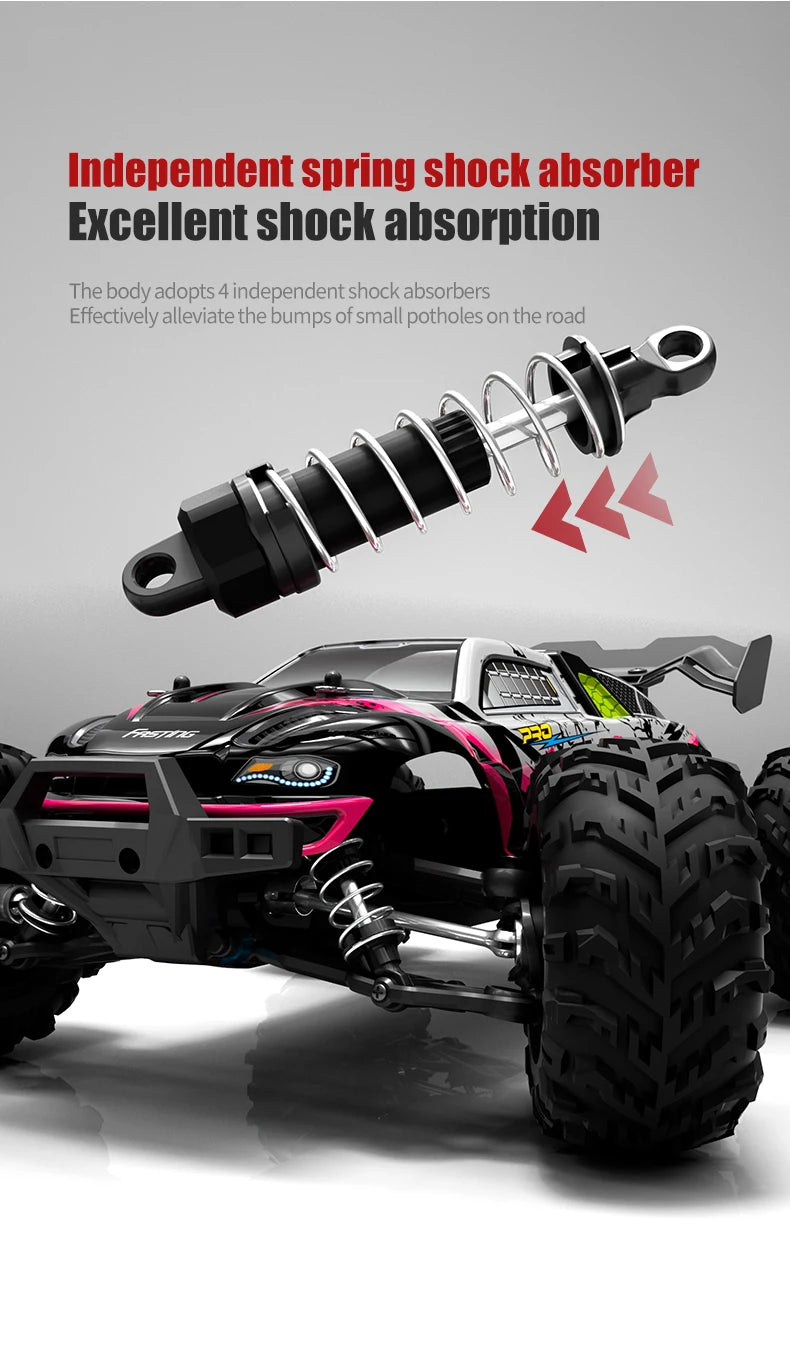 Samochód RC Off-Road 4x4 70km/h - Monster Truck 1:16 z LED
