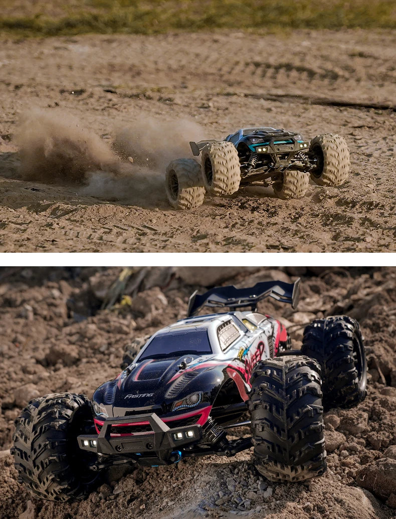 Samochód RC Off-Road 4x4 70km/h - Monster Truck 1:16 z LED
