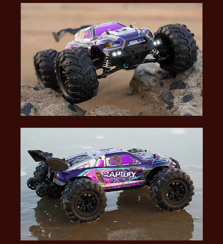 Samochód RC Off-Road 4x4 70km/h - Monster Truck 1:16 z LED