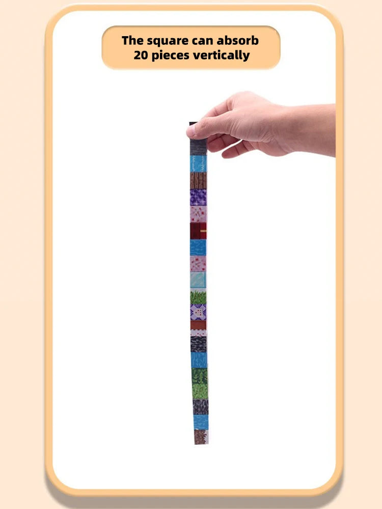 Magnetyczne Klocki Budowlane - Zabawka Edukacyjna STEM Montessori dla Dzieci 3+