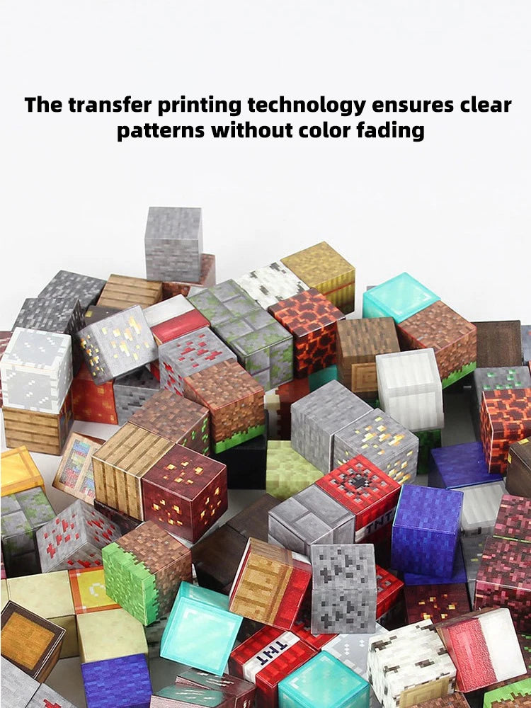 Magnetyczne Klocki Budowlane - Zabawka Edukacyjna STEM Montessori dla Dzieci 3+