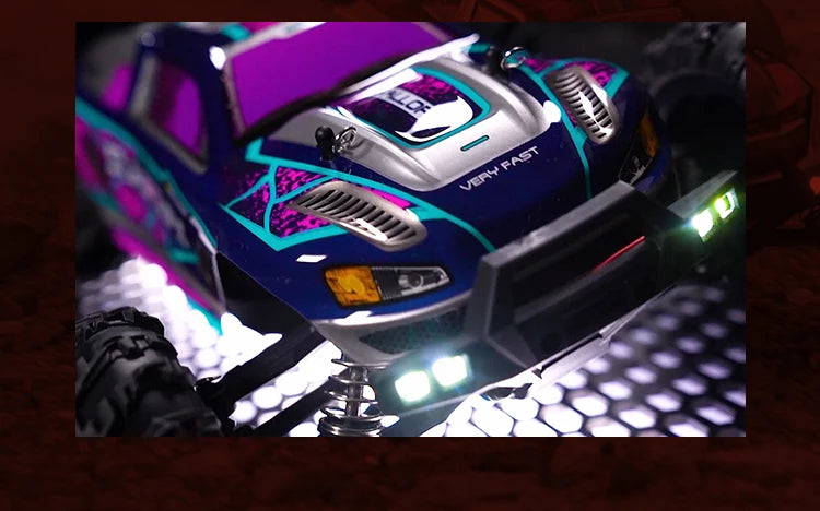 Samochód RC Off-Road 4x4 70km/h - Monster Truck 1:16 z LED