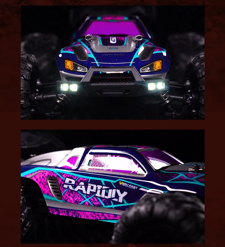 Samochód RC Off-Road 4x4 70km/h - Monster Truck 1:16 z LED