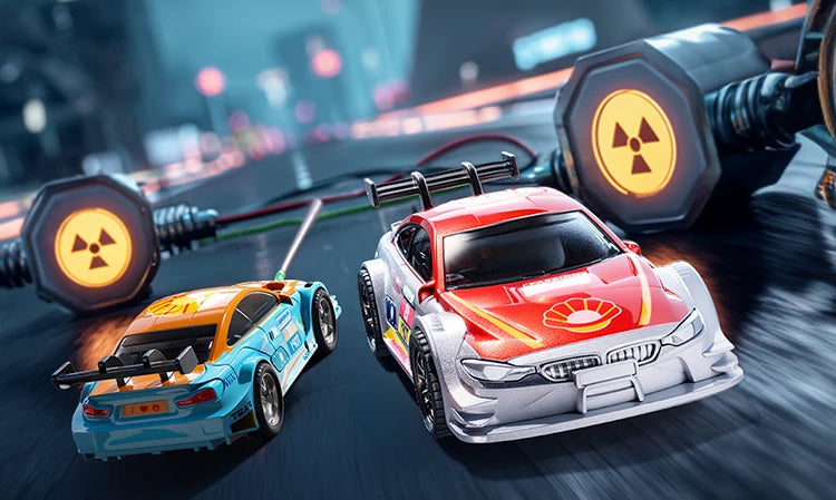 Samochód RC 1:43 z Kontrolą APP i Światłami - Mini Model Wyścigowy 4WD