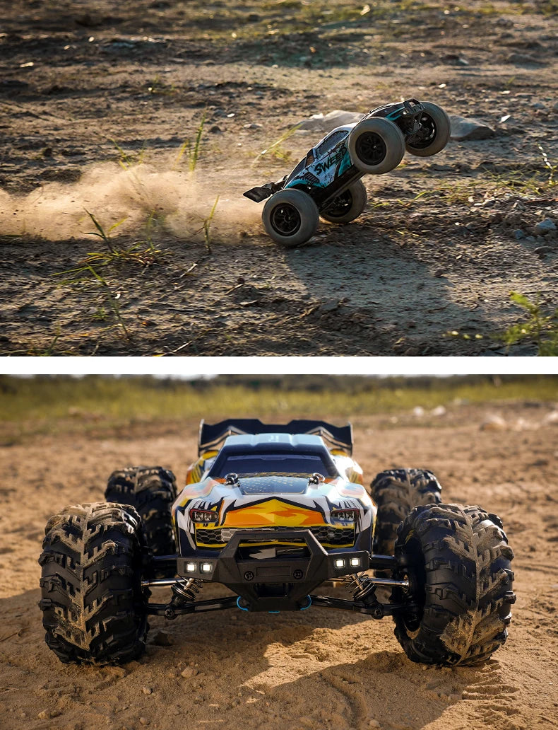 Samochód RC Off-Road 4x4 70km/h - Monster Truck 1:16 z LED