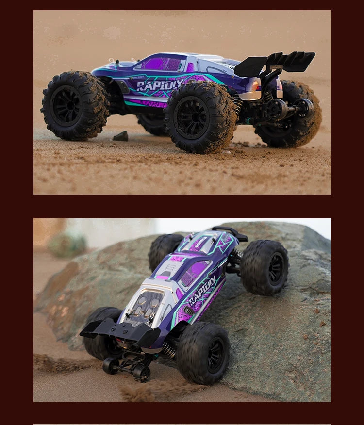 Samochód RC Off-Road 4x4 70km/h - Monster Truck 1:16 z LED