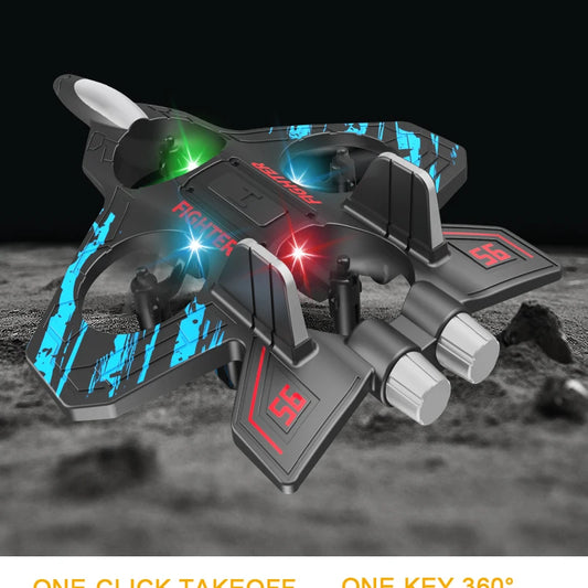 Samolot RC 2.4G z Pilotem - Szybowiec Myśliwski z Oświetleniem LED