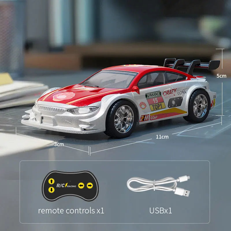 Samochód RC 1:43 z Kontrolą APP i Światłami - Mini Model Wyścigowy 4WD