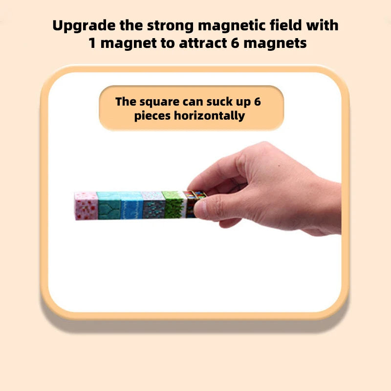 Magnetyczne Klocki Budowlane - Zabawka Edukacyjna STEM Montessori dla Dzieci 3+