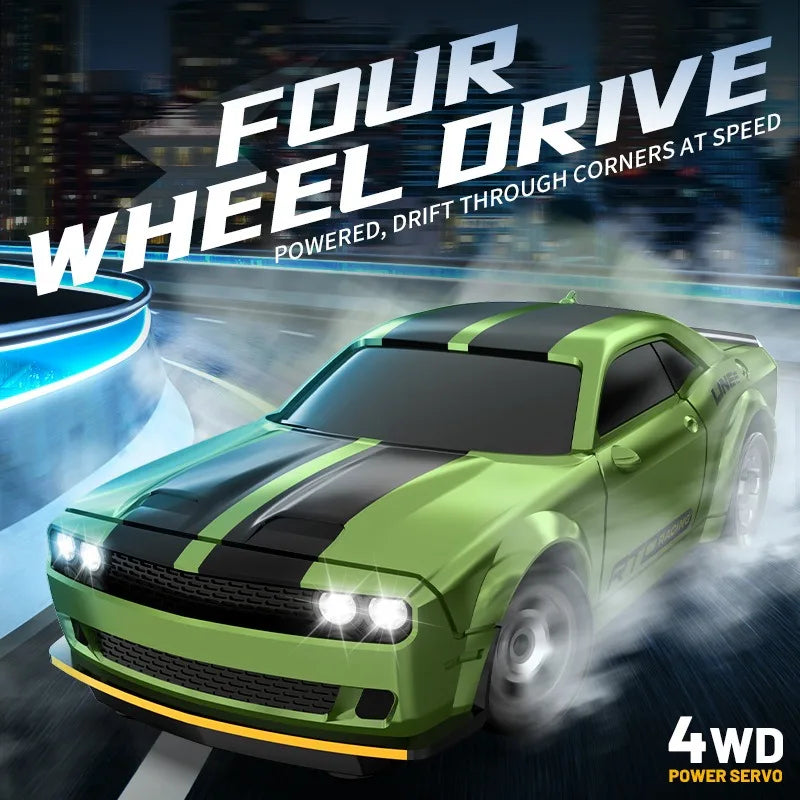 Mini Samochód RC Drift 1:64 GTR - Zdalnie Sterowany Model Wyścigowy