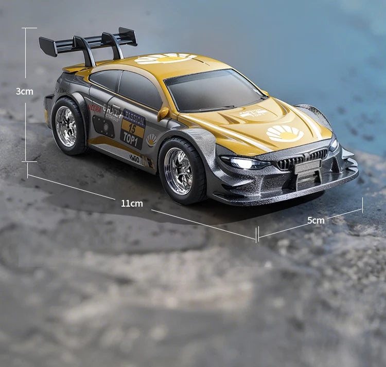 Samochód RC 1:43 z Kontrolą APP i Światłami - Mini Model Wyścigowy 4WD