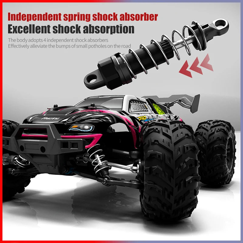 Samochód RC Off-Road 4x4 70km/h - Monster Truck 1:16 z LED