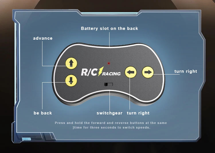 Samochód RC 1:43 z Kontrolą APP i Światłami - Mini Model Wyścigowy 4WD